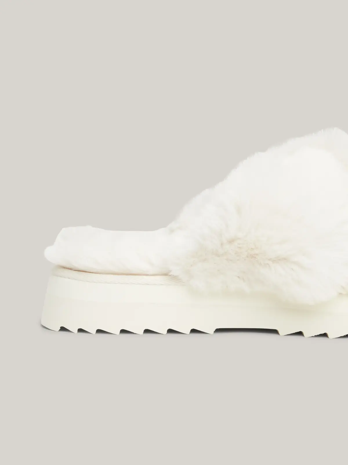 Tommy Hilfiger PREMIUM STRAP HOME S Kadın Beyaz Terlik