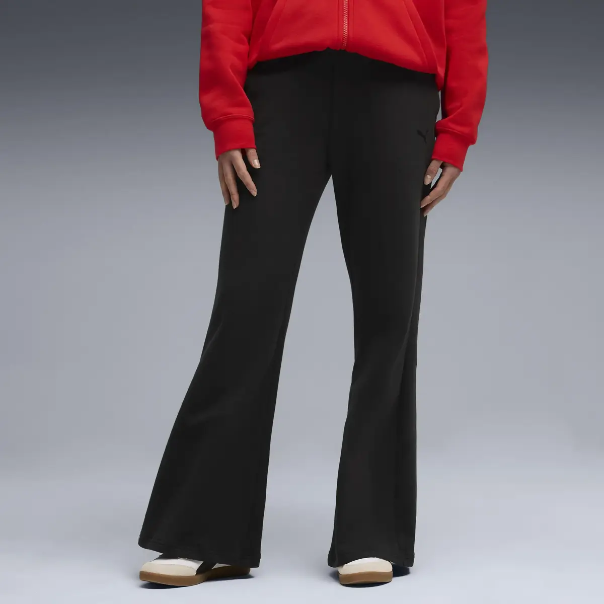 Puma HER Straight Pants FL Siyah Kadın Eşofman Altı