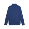 Puma BMW MMS SWEAT JACKET Mavi Erkek Fermuarlı Üst