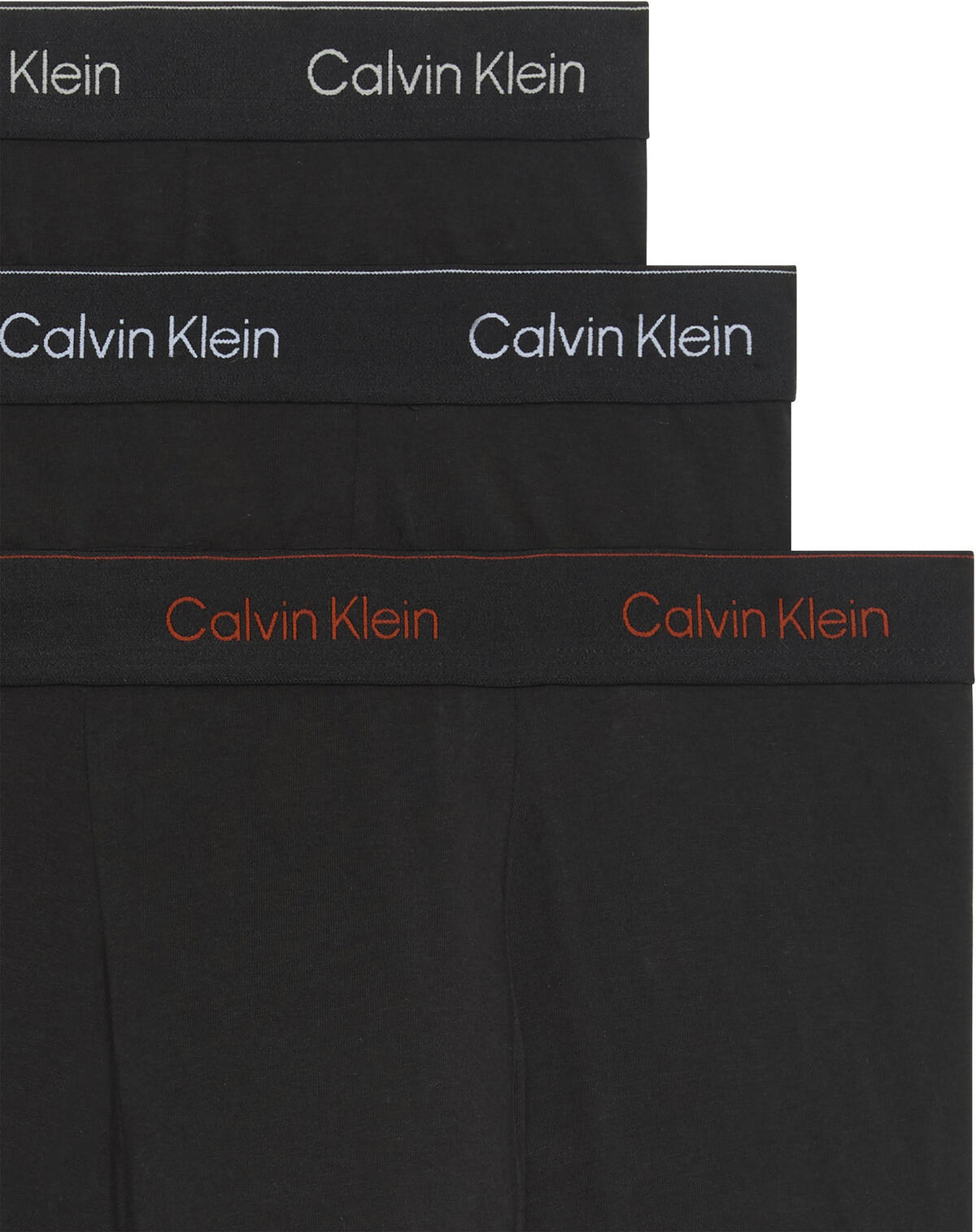 Calvin Klein RELAXED DART TRUNK 3PK Turuncu Erkek Boxer Calvin Klein RELAXED DART TRUNK 3PK Turuncu Erkek Boxer