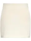 Calvin Klein INTERLOCK MINI SKIRT Beyaz Kadın Mini Etek