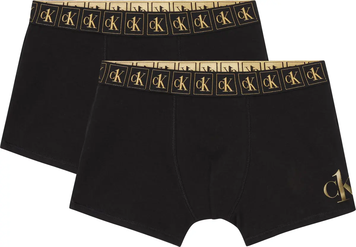 Calvin Klein 2PK TRUNK Erkek Siyah Boxer Set
