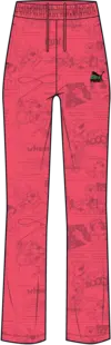 Puma Super Puma AOP Pants G Kırmızı Kız Çocuk Eşofman Altı