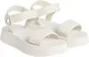 Calvin Klein SANDAL VELCRO WEBBIN, AEO Krem Kadın Terlik