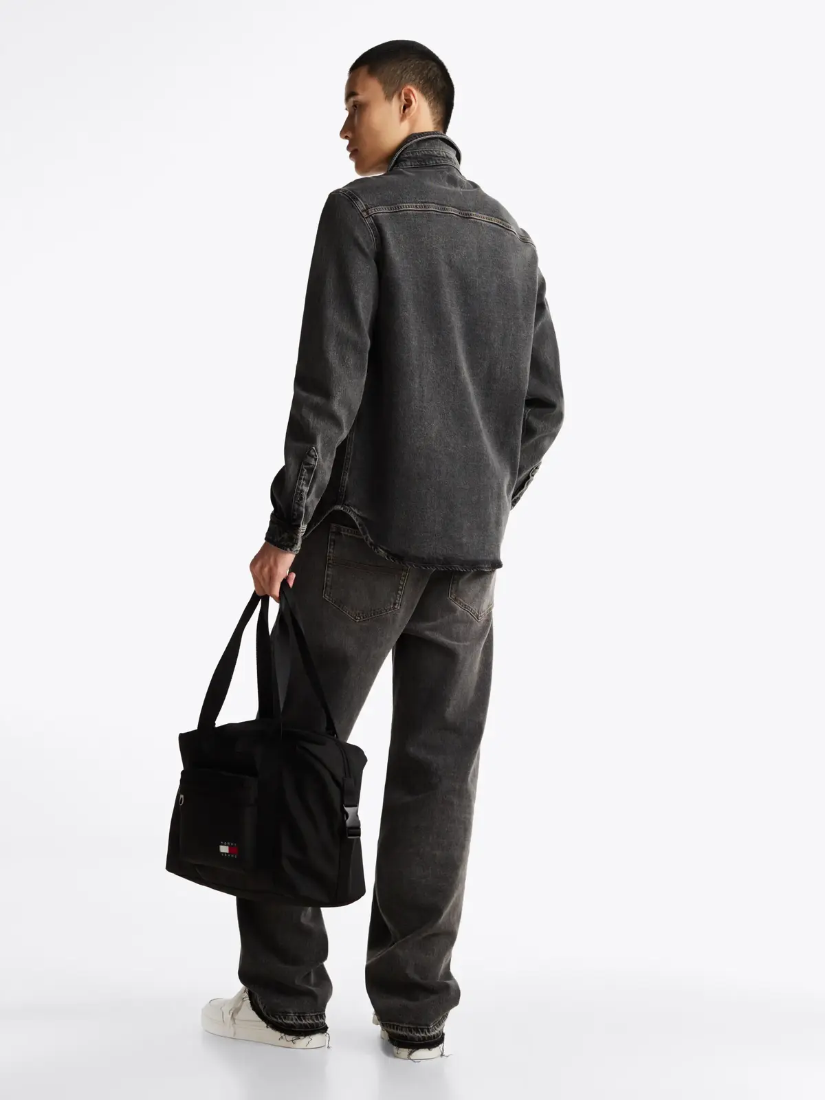 Tommy Hilfiger REGULAR FIT OVERSHIR, 1BZ Gri Erkek Gömlek