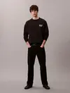 Calvin Klein PREMIUM FLEECE LOGO, UB1 Siyah Erkek Sweatshirt