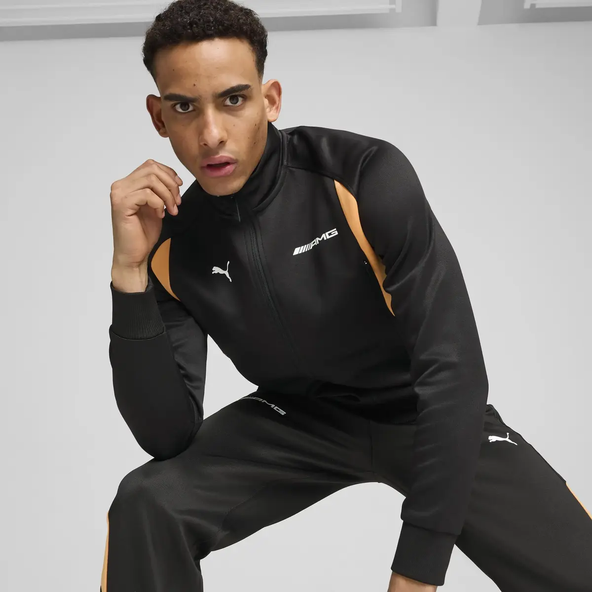 Puma AMG Track Jacket Siyah Erkek Sweatshirt