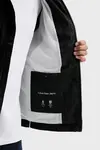 Calvin Klein LS CRINKLE STAND COLLAR TRACK JA Siyah Erkek Ceket