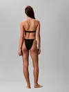 Calvin Klein TRIANGLE Siyah Boyundan Bağlamalı Logolu Bikini Üstü