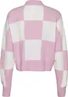 Tommy Hilfiger TJW RLXD CHECKER FLA Kadın Pembe Kazak