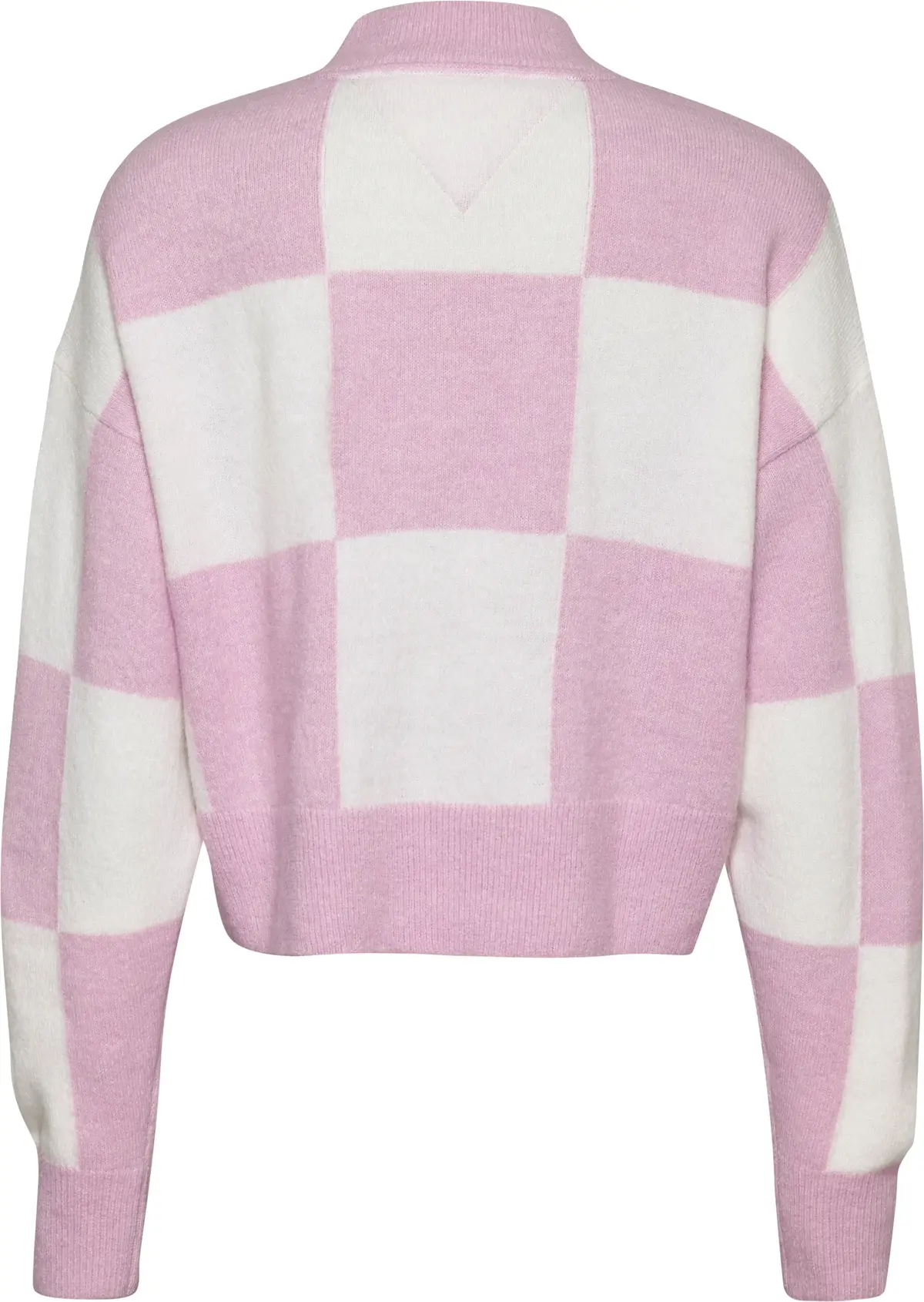 Tommy Hilfiger TJW RLXD CHECKER FLA Kadın Pembe Kazak