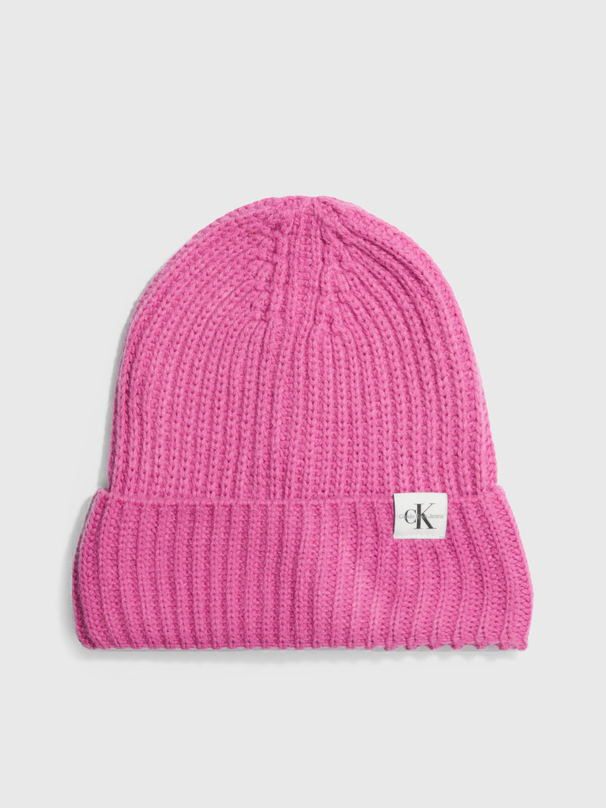 Calvin Klein MONOGRAM RIB BEANIE Erkek Pembe Bere
