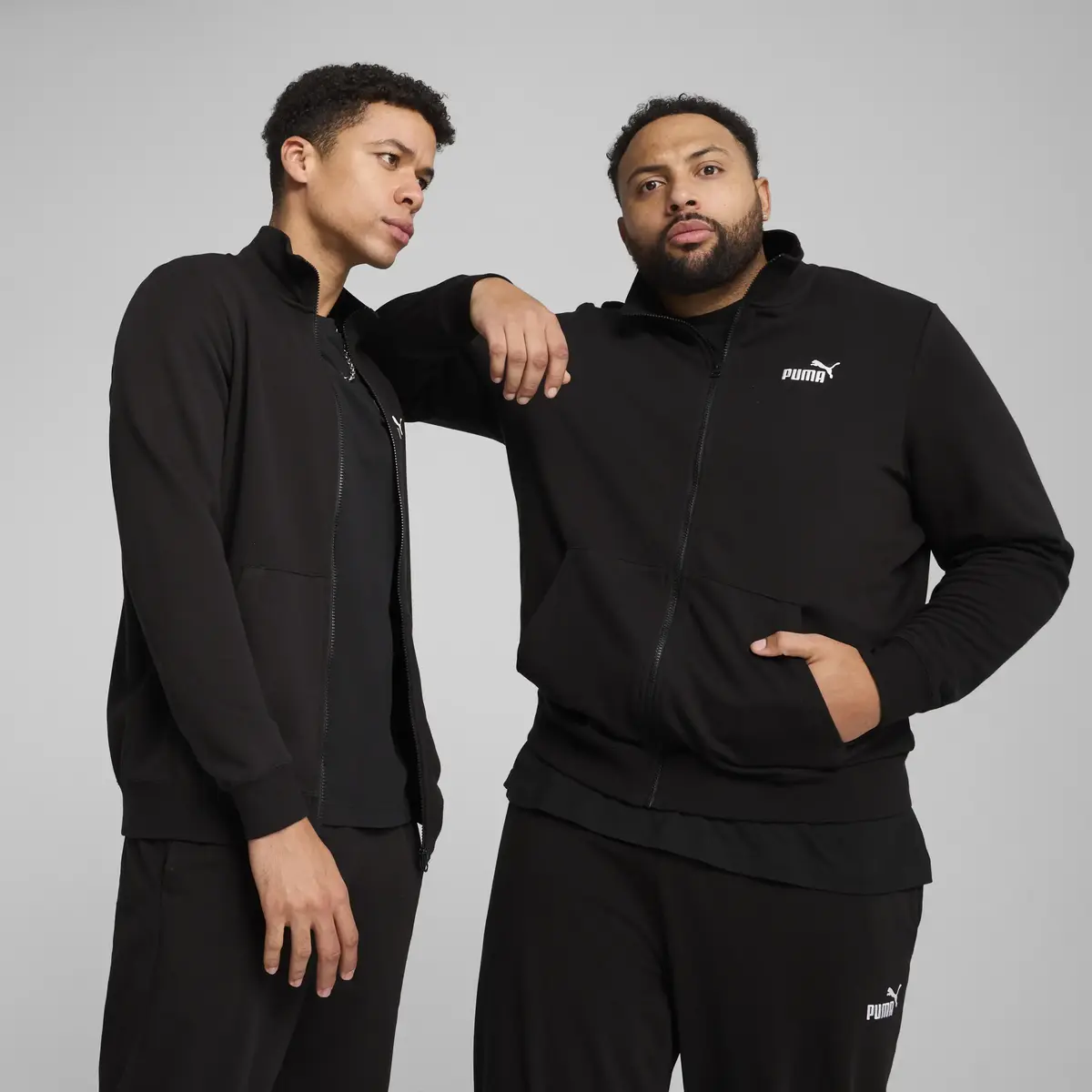 Puma ESS No. 1 Logo Track Jacket Siyah Erkek Fermuarlı Üst