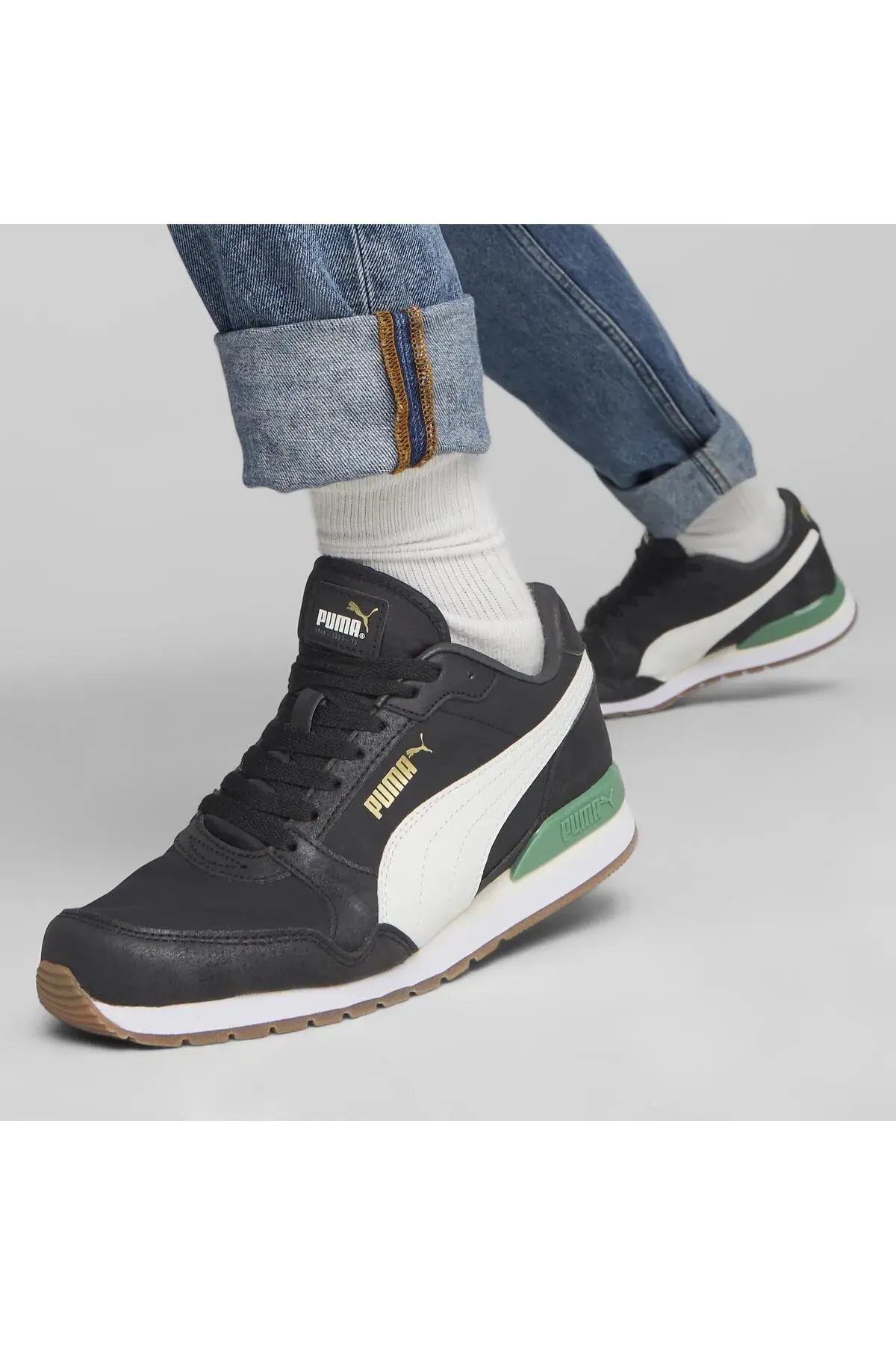 Puma ST Runner 75 Years Siyah Unisex Günlük Spor Ayakkabı
