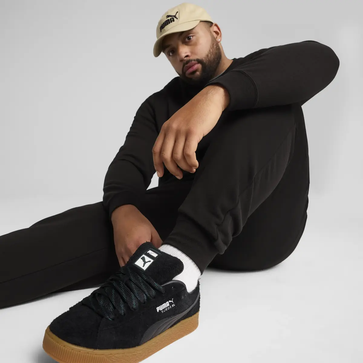 Puma ESS No. 1 Logo Sweatpants TR cl Siyah Erkek Eşofman Altı