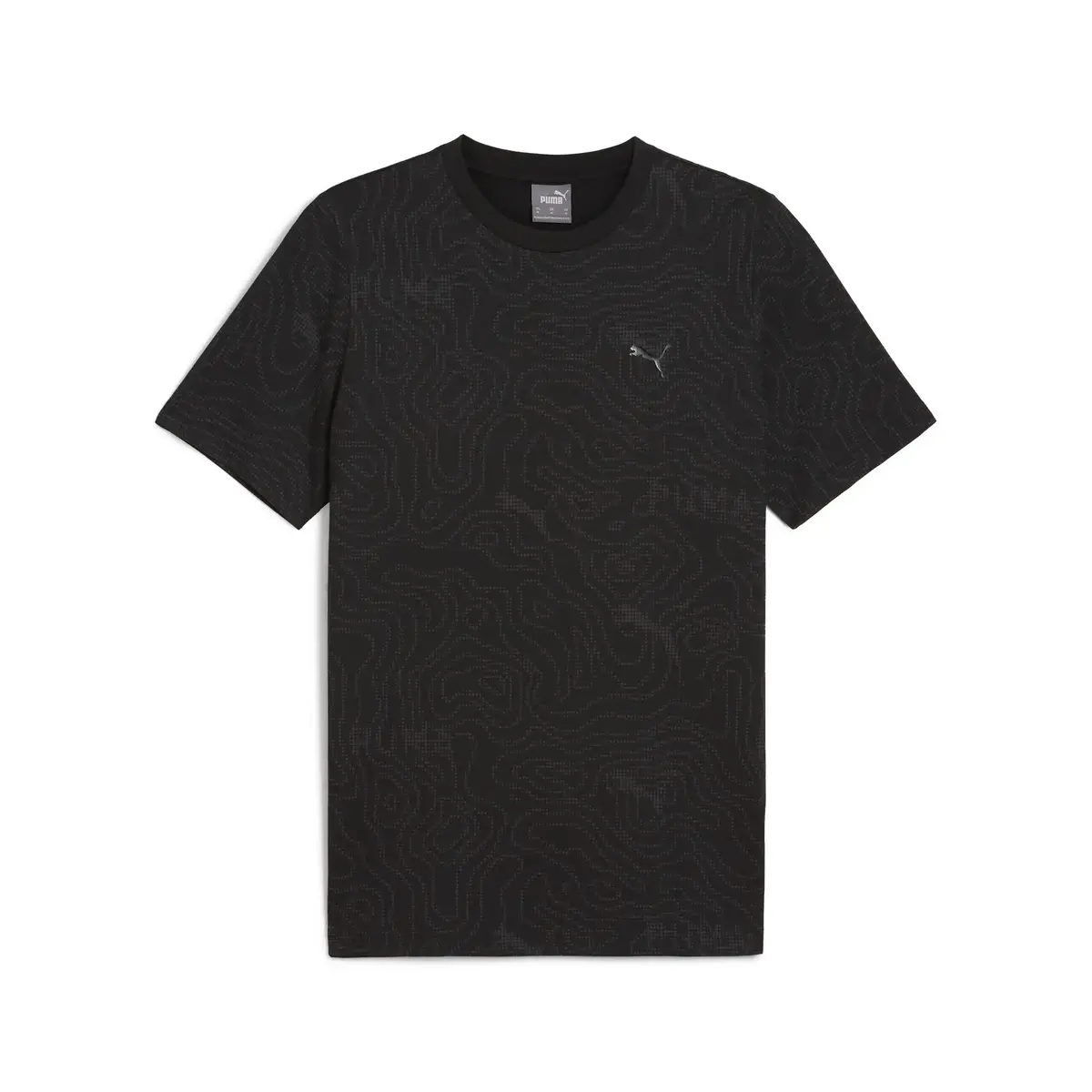 Puma OPEN ROAD AOP Tee Siyah Erkek T-Shirt