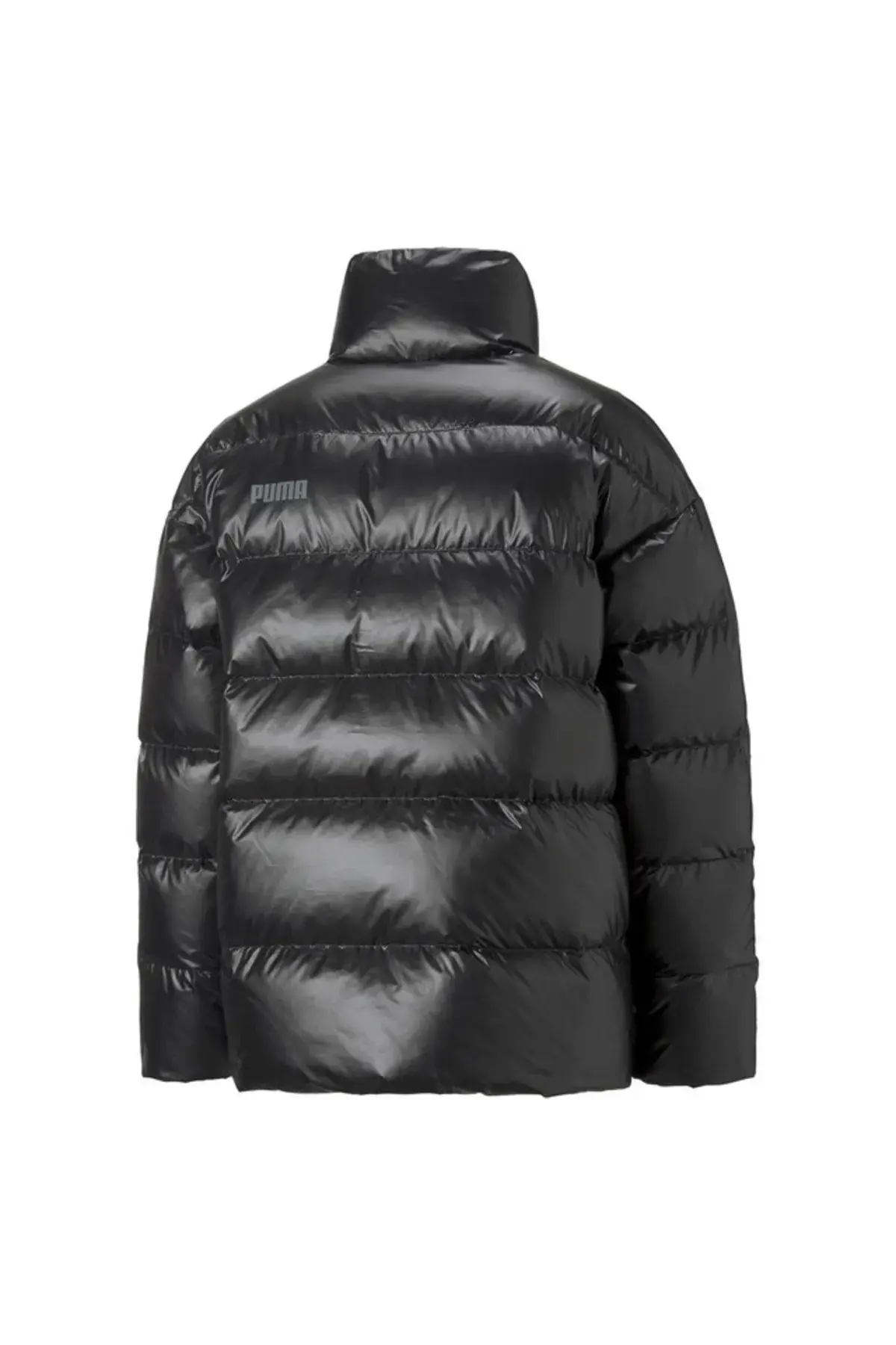 Puma Style Down Shiny Puffer Siyah Kadın Şişme Mont