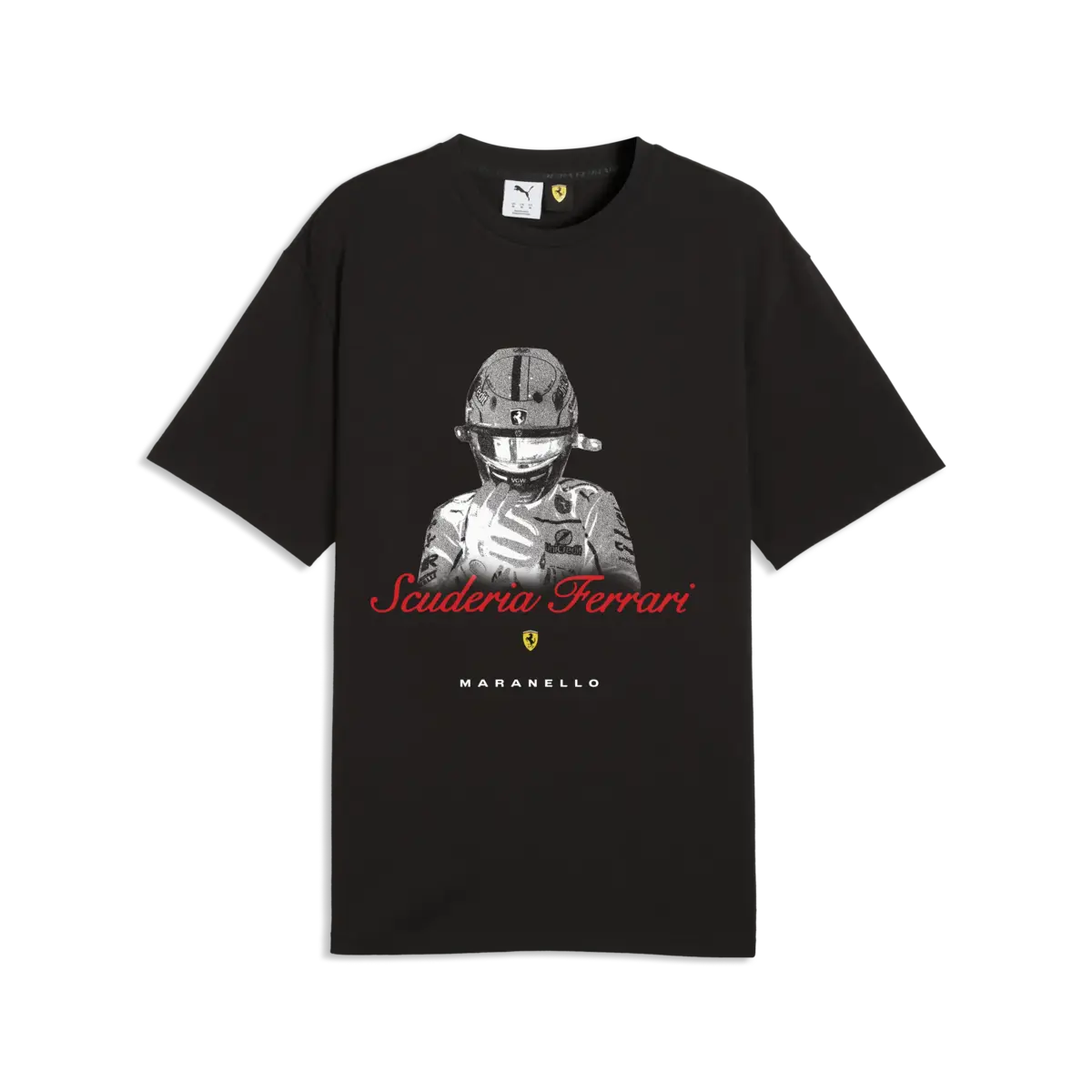 PUMA Ferrari Graphic Tee 2 Siyah Erkek T-Shirt & Polo