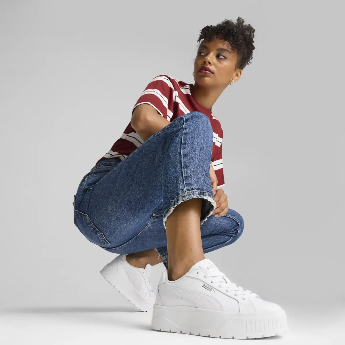 Puma Karmen II L Beyaz Kadın Spor Ayakkabı