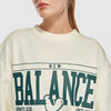 New Balance UNC3401 Kadın Krem Sweatshirt