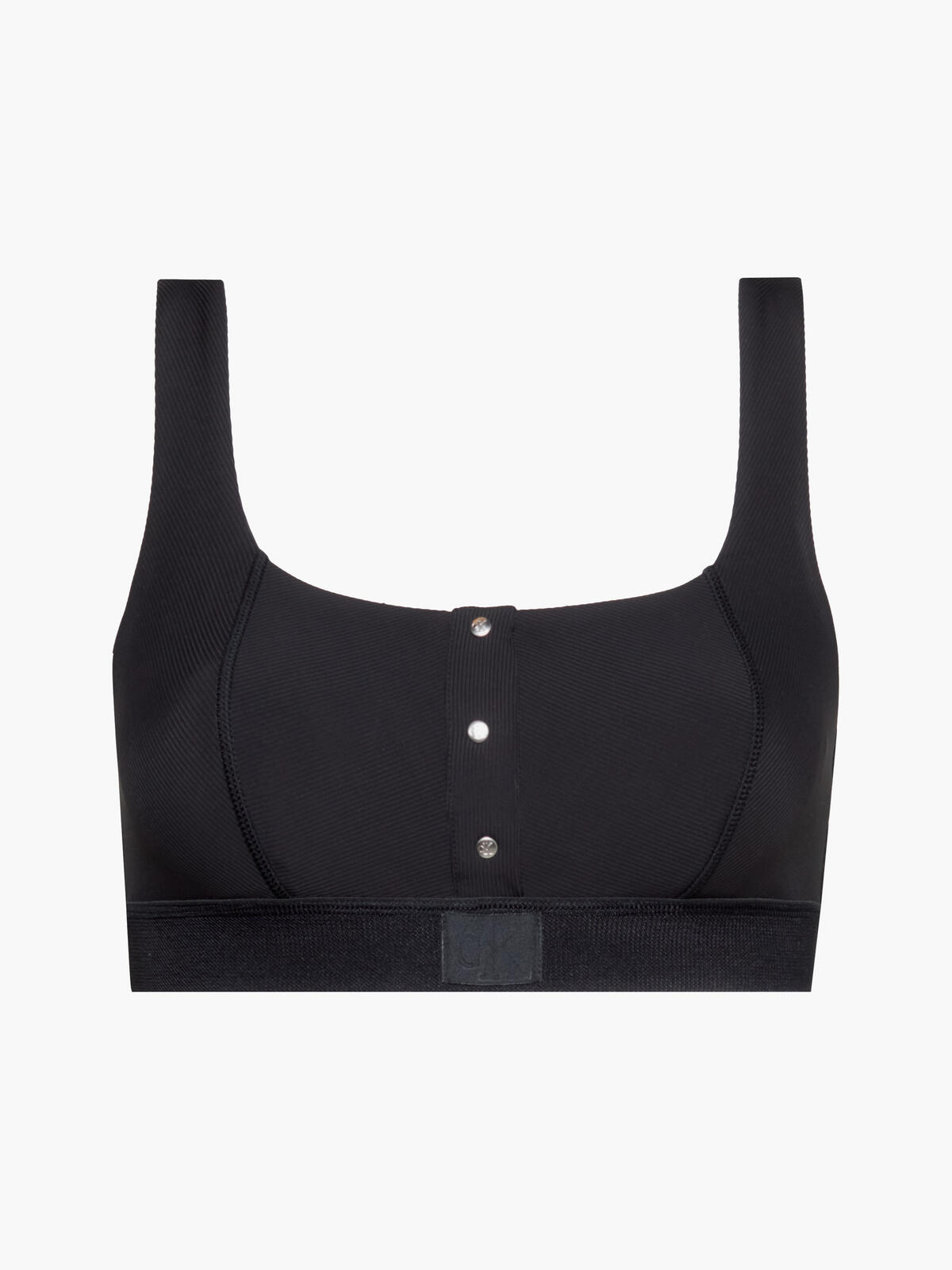 Calvin Klein BRALETTE-RP Kadın Siyah Bikini Üstü