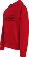 Calvin Klein INST. CUT OFF LOGO Erkek Kırmızı Hoodie
