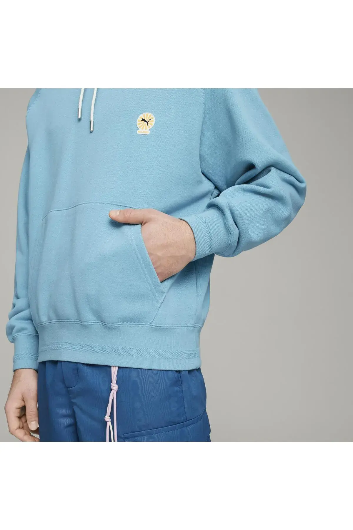 Puma PUMA x PALOMO Hoodie Mavi Erkek Hoodie
