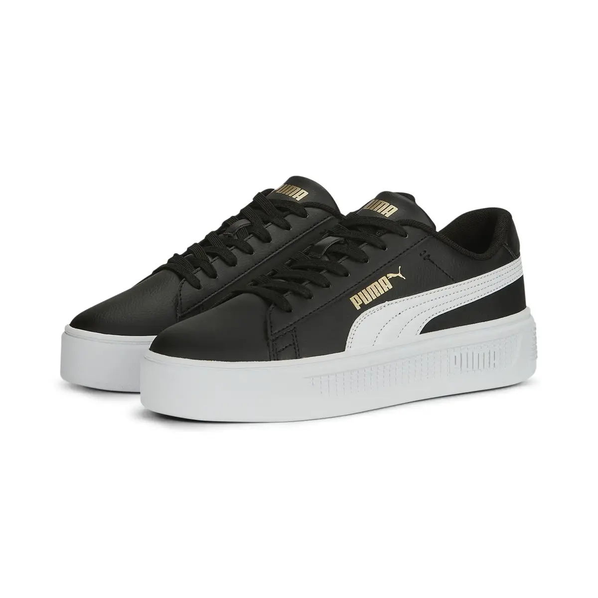 Puma Smash Platform V3 TDP Siyah Kadın Günlük Spor Ayakkabı