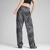Puma T7 AOP Straight Pants Siyah Kadın Eşofman Altı