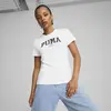 Puma SQUAD Graphic Tee Beyaz Kadın T-Shirt