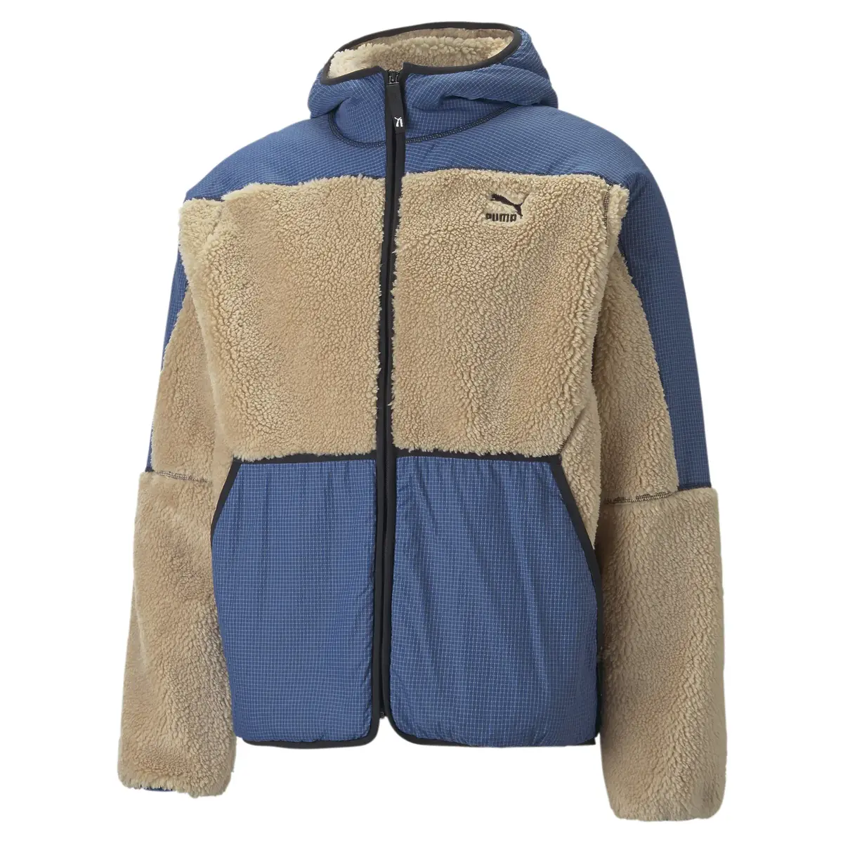 Puma Sherpa Hooded Jacket Light Sand Bej Erkek Ceket