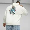 Puma DOWNTOWN Graphic Hoodie Krem Erkek Sweatshirt