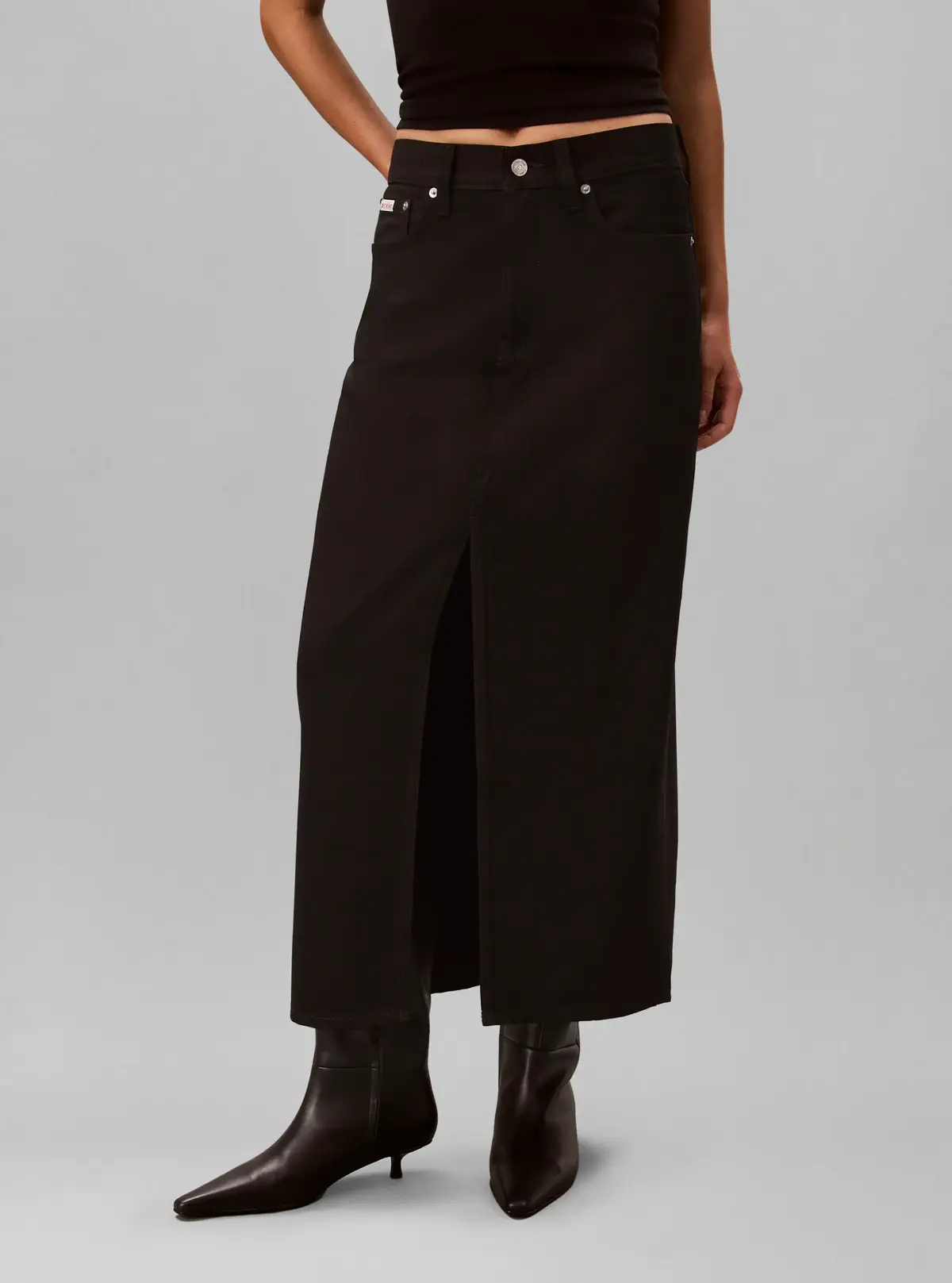 DENIM MAXI SKIRT CK, JW4