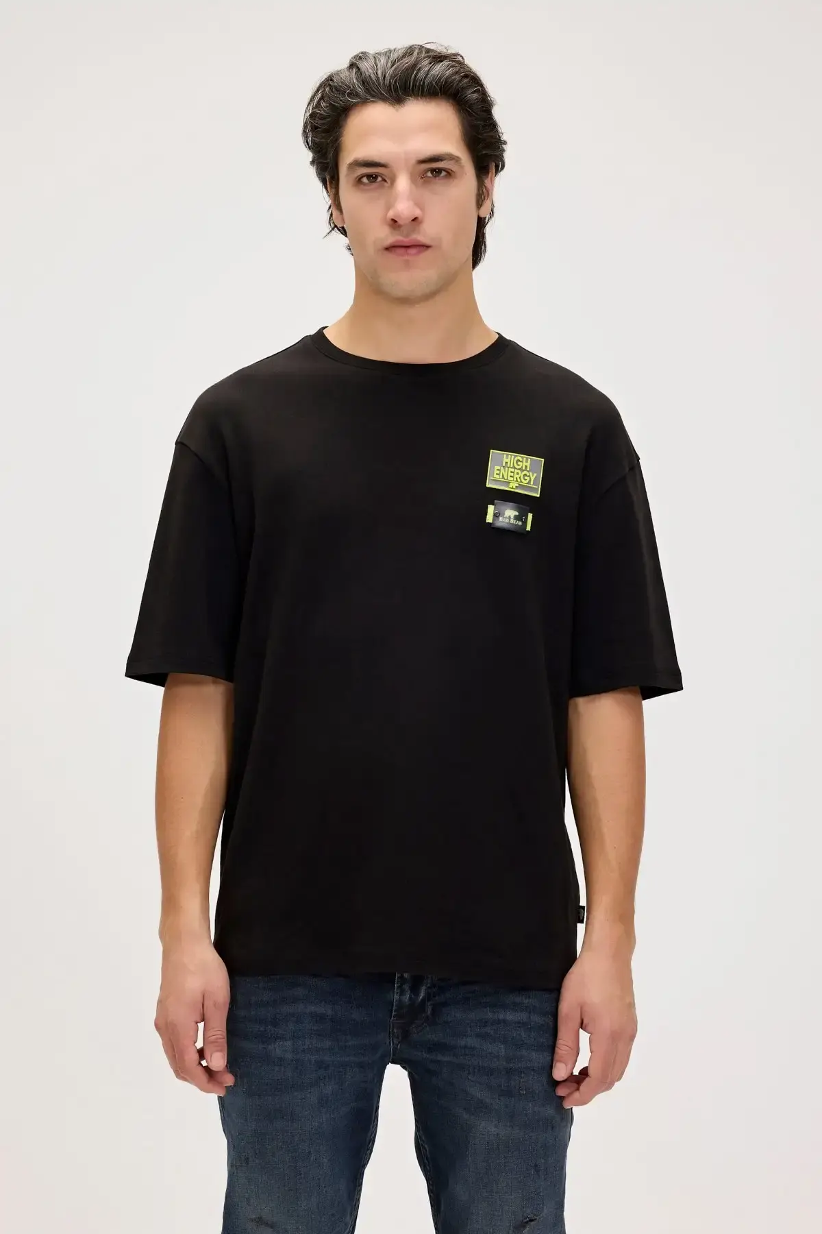 BAD BEAR ALFEO T-SHIRT Erkek Siyah T-Shirt