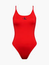 Calvin Klein SCOOP BACK ONE PIECE Kadın Kırmızı Mayo