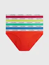 Calvin Klein BIKINI 5PK Kadın Renkli Bikini Külot Set