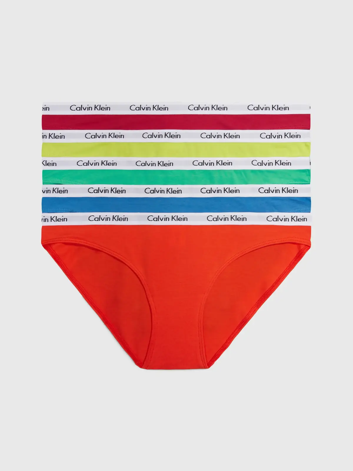 Calvin Klein BIKINI 5PK Kadın Renkli Bikini Külot Set
