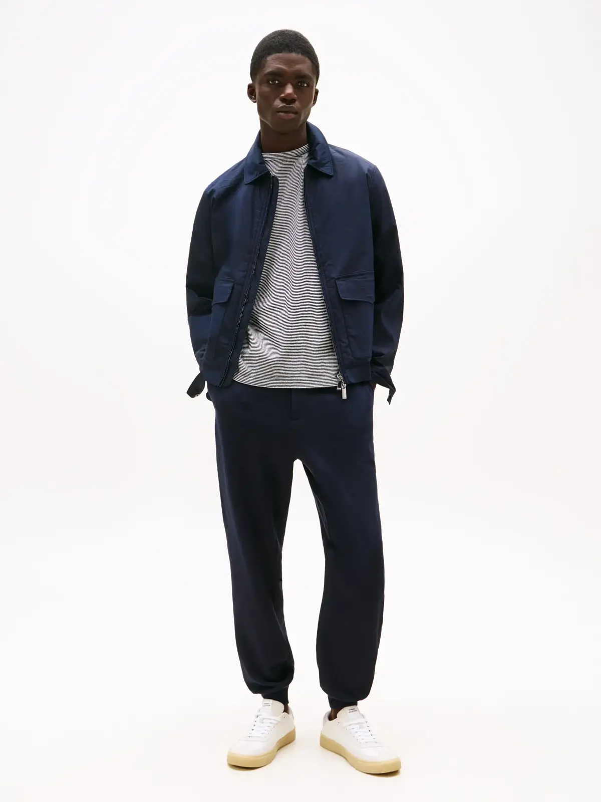 Tommy Hilfiger GLOBAL STRIPE SWEATP, DW5 Siyah Erkek Eşofman Altı