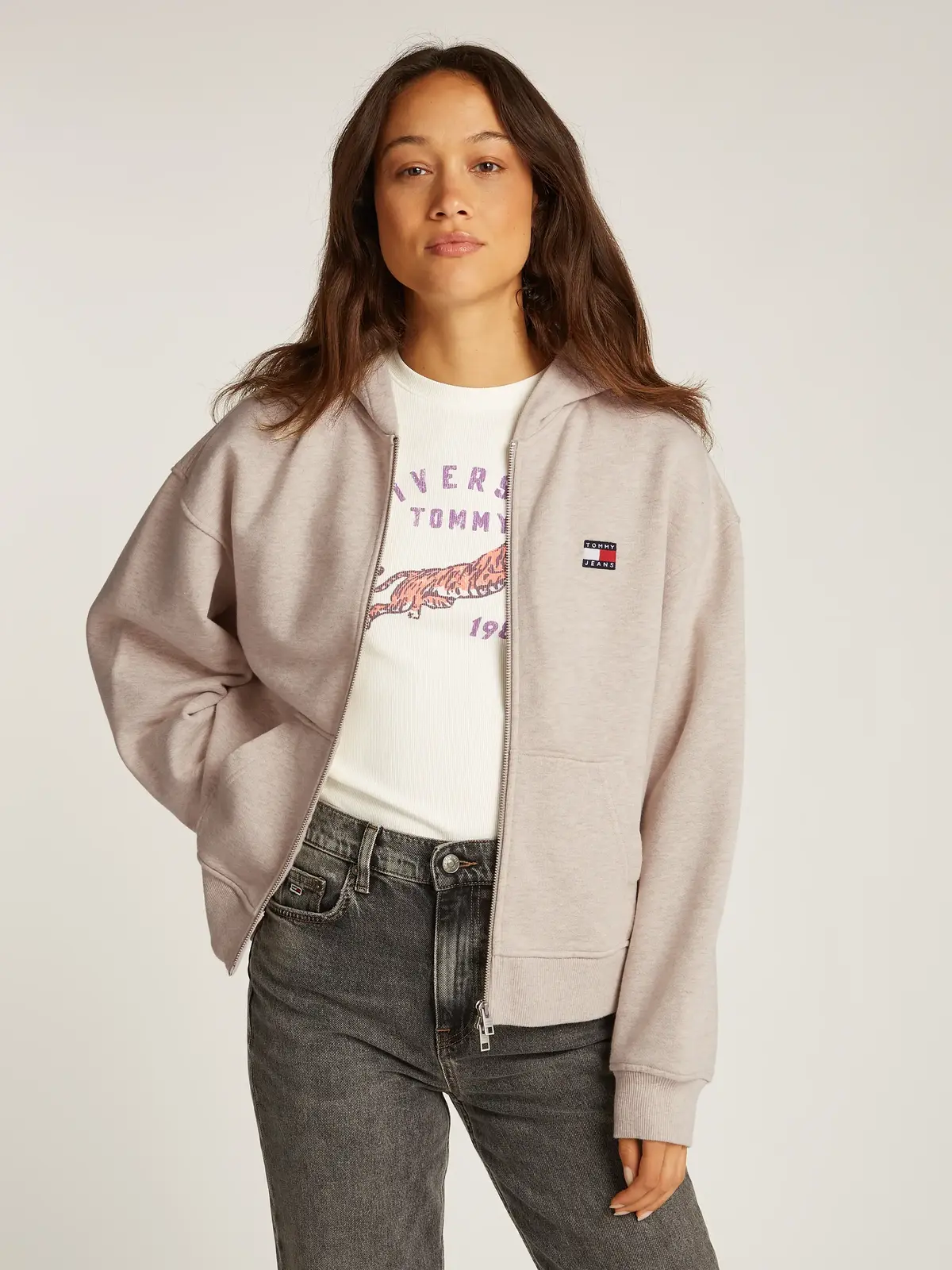 TJW BOXY BADGE ZIP E, AE3