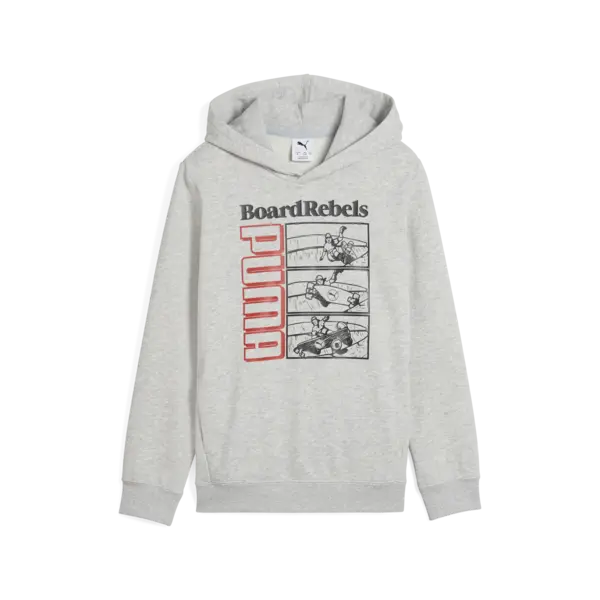 Puma MID90S Hoodie Gri Erkek Sweatshirt