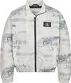 Calvin Klein AOP TV PRINT WINDBRE Erkek Mavi Mont