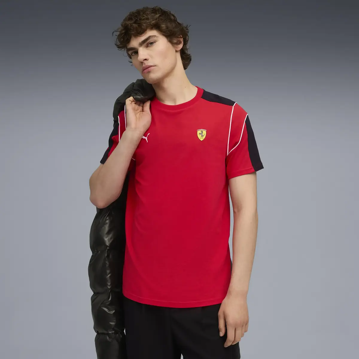 Puma Ferrari MT7 Tee Kırmızı Erkek T-Shirt