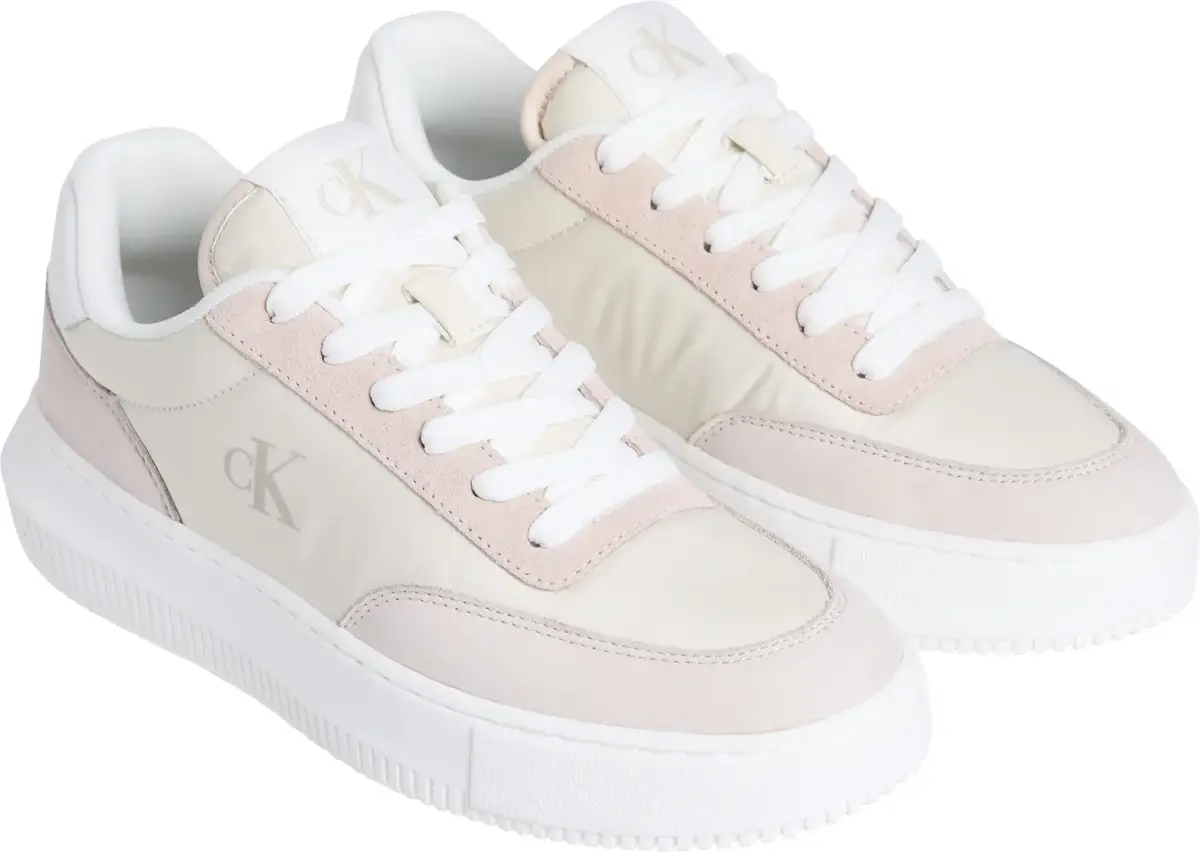 Calvin Klein CHUNKY CUPSOLE LOW M, 01T Gri Kadın Spor Ayakkabı & Sneaker