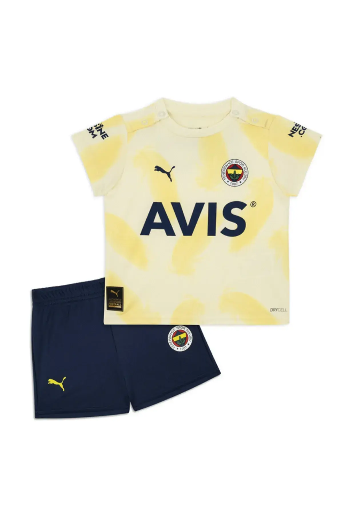 Puma Fenerbahçe Away Babykit Transparent Yellow Erkek Çocuk Takım Forması
