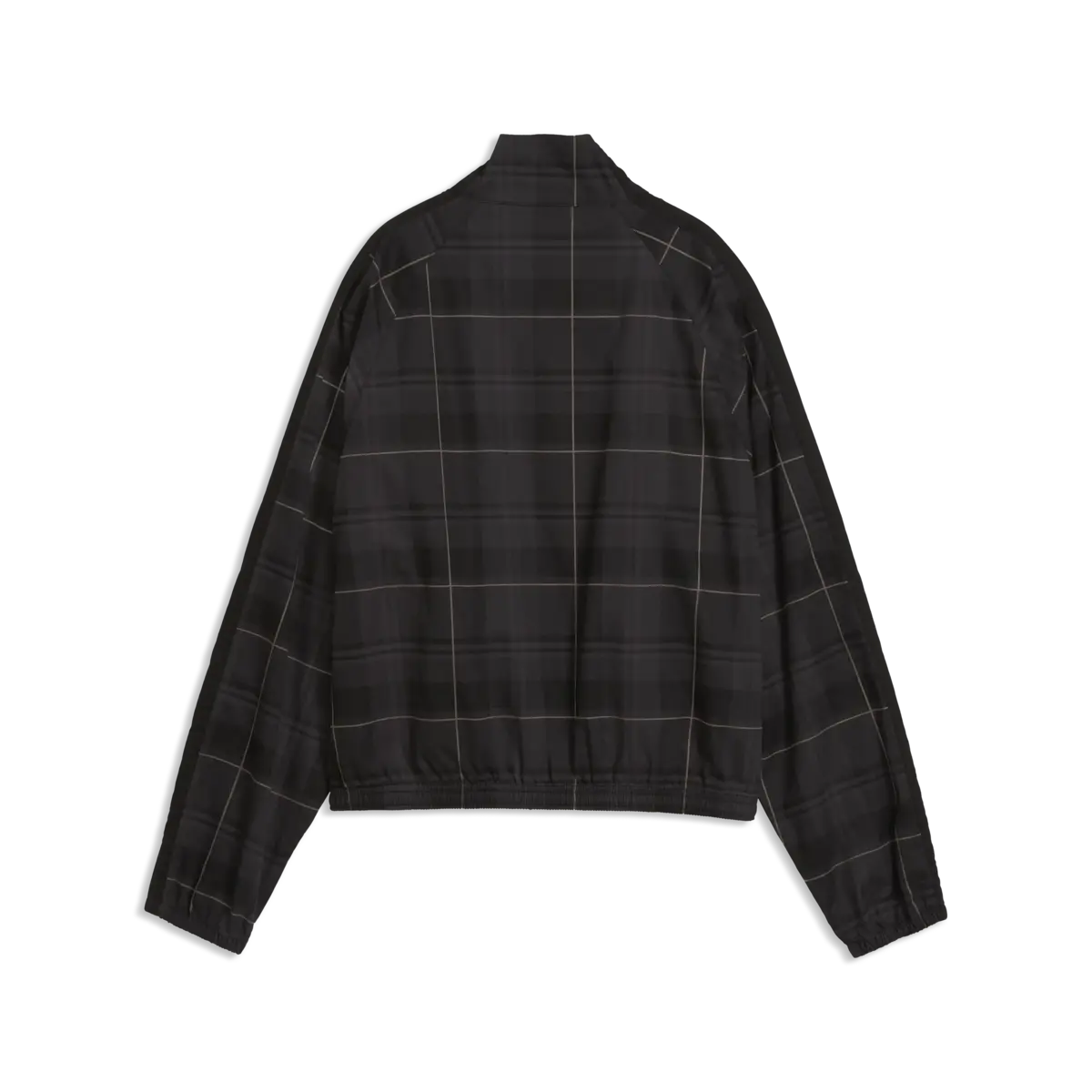 Puma T7 Tartan Woven Jacket Siyah Kadın Ceket