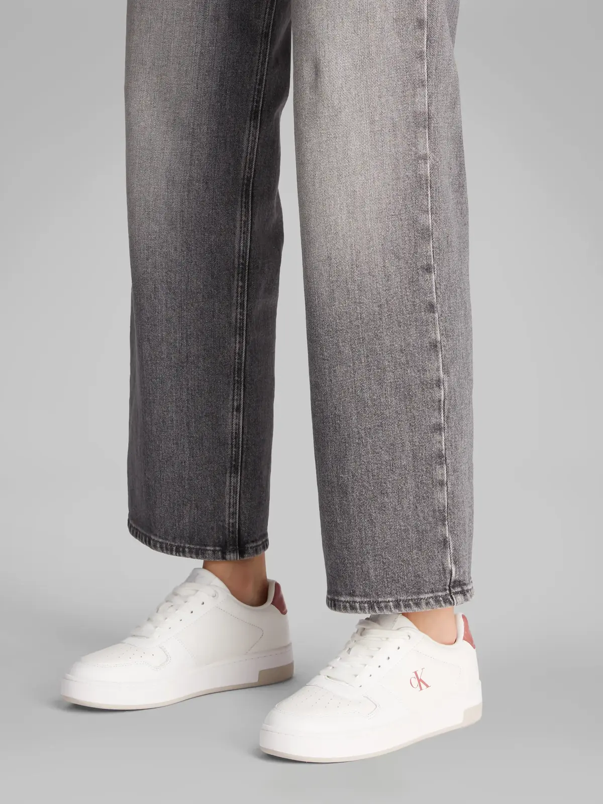 Calvin Klein BASKET CUPSOLE LOW M Beyaz Kadın Spor Ayakkabı & Sneaker
