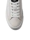 Calvin Klein VULC FLATF LACEUP NY, 01W Bej Kadın Spor Ayakkabı