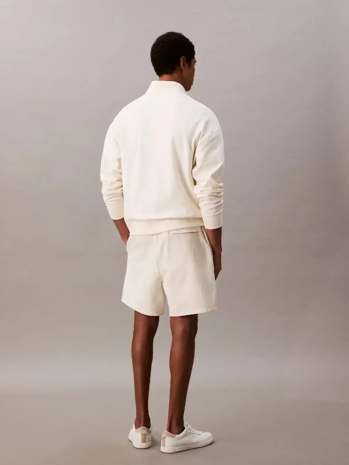 Calvin Klein PREMIUM TERRY CHAIN STITCH SHORT Bej Erkek Şort