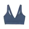 Puma PUMA SHAPE BRA - Low Mavi Kadın Sporcu Sütyeni