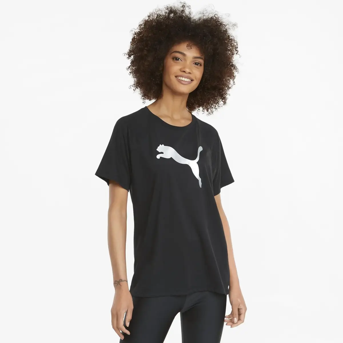Puma Evostripe Tee Siyah Kadın T-Shirt
